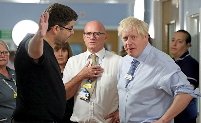"You Come For Press Opportunity": UK PM Confronted At Hospital By Sick Child's Parent