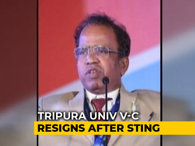 Tripura University Vice Chancellor Caught In "Bribe" Sting, Resigns