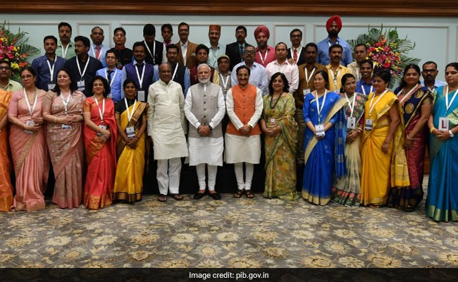 Prime Minister Interacts With Recipients Of National Teacher Awards 2018