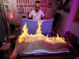Playing With Fire: Masseur Uses Ancient Technique To Ease Muscle Pain Playing With Fire: Masseur Uses Ancient Technique To Ease Muscle Pain