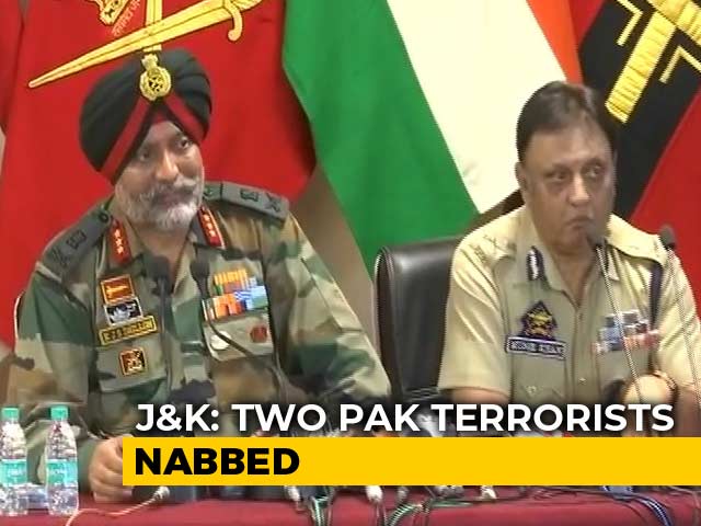 "Pak Desperate To Push Terrorists Into J&K, 2 With LeT Ties Caught": Army
