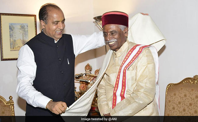 Former Union Minister Bandaru Dattatreya Sworn In As Himachal Governor