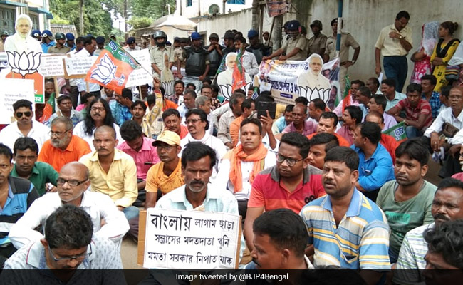 Bengal's Bolpur On The Boil As BJP Claims Theft Of Party Worker's Body