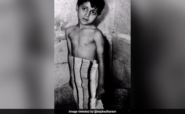 Dharmendra Posts Throwback Pic Of Sunny Deol: 'Wanted To Photograph Him Without Towel'