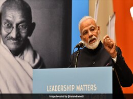 "Climate Change Or Terrorism, Gandhiji's Ideals Are Guiding Light": PM "Climate Change Or Terrorism, Gandhiji's Ideals Are Guiding Light": PM