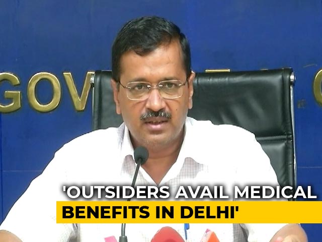 People From Other States Using Delhi's Healthcare, Says Arvind Kejriwal
