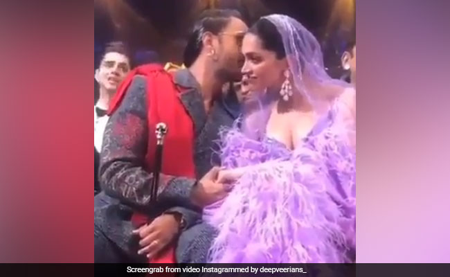 IIFA 2019: Ranveer Singh, World's Best Husband, Kissed Deepika Padukone And Helped Carry Her Veil