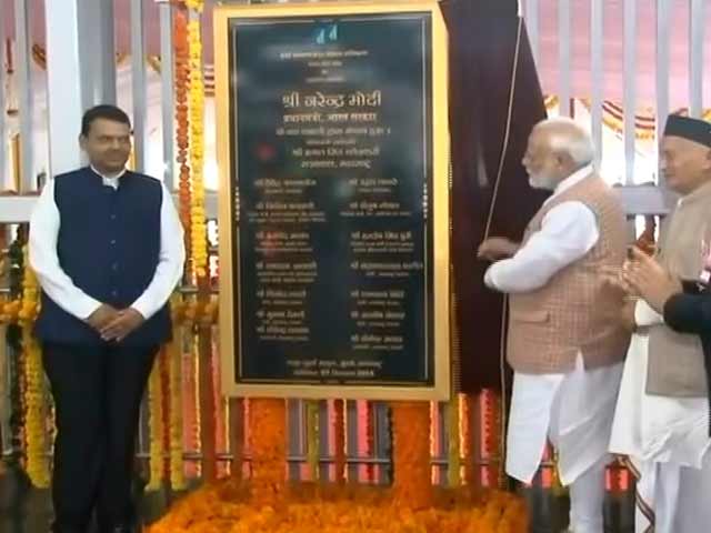 PM Modi Inaugurates First 'Make in India' Metro Coach In Mumbai