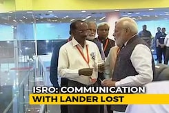 Communication Lost With Chandrayaan Lander Before Landing, PM Consoles ISRO Chief Communication Lost With Chandrayaan Lander Before Landing, PM Consoles ISRO Chief