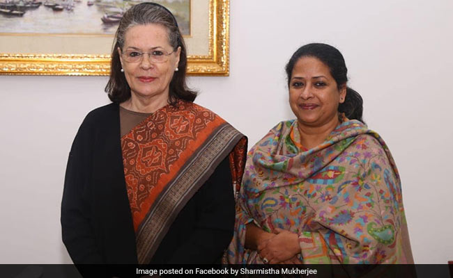 Pranab Mukherjee's Daughter Appointed Congress National Spokesperson