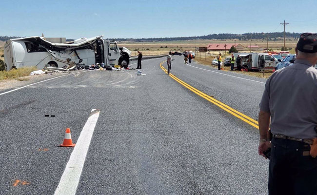4 Dead After Bus Carrying Chinese Tourists Crashes In US