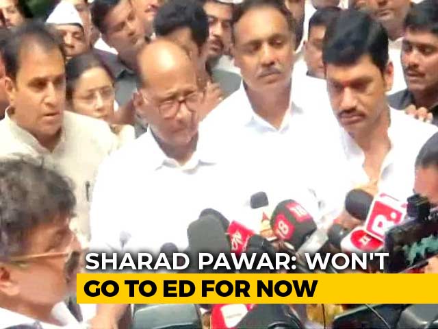 "Won't Go There For Now": Sharad Pawar After Probe Agency Writes To Him