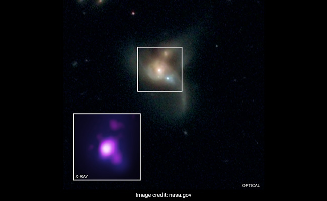 3 Giant Black Holes On The Path To Collision, Captured In Rare Discovery