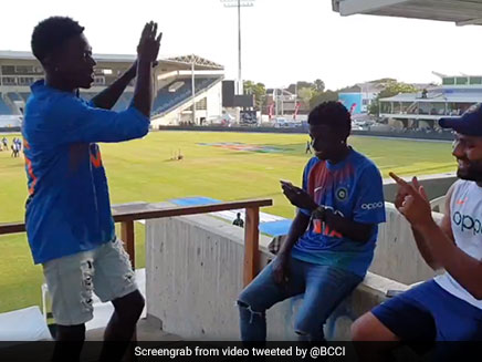 Watch: Rohit Sharma Pulls Out Locals Fans From Crowd For Dance Show-Off After Series Win