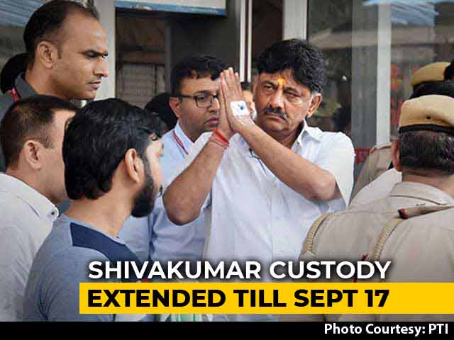 "DK Shivakumar's Health First Priority", Says Court, Extends Custody
