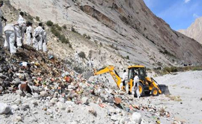 Army Removes 130 Tonnes Of Solid Waste From Siachen Glacier