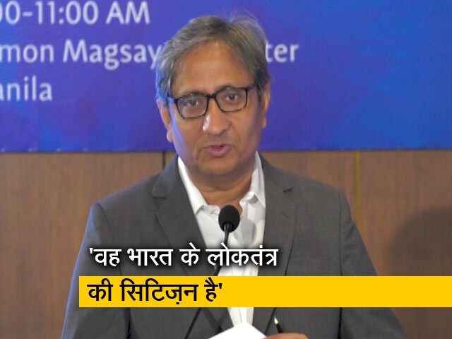 जब तक चंडीगढ़ की वह लड़की मौजूद है, लोकतंत्र चुनौतियां पार कर लेगा : मैगसेसे स्पीच में रवीश कुमार