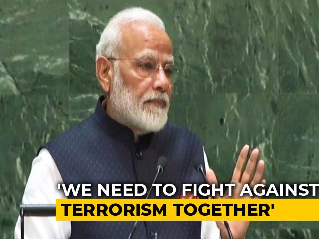 "Have Anger, Commitment Against Terrorism": PM Tells UN General Assembly