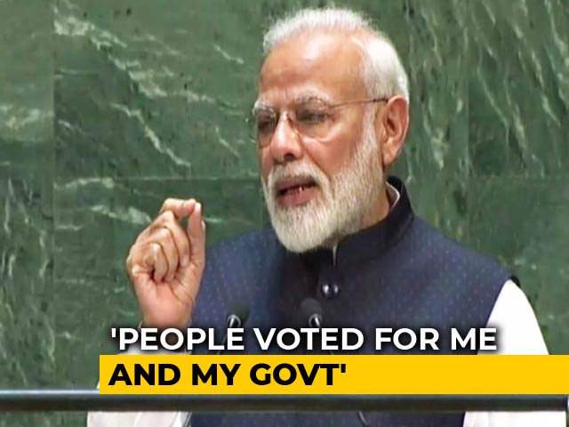 Watch Full Speech Of PM Modi's Address To The UN General Assembly