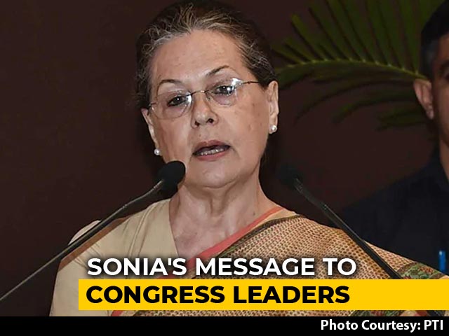 "Being Aggressive On Social Media Not Enough": Sonia Gandhi To Congress