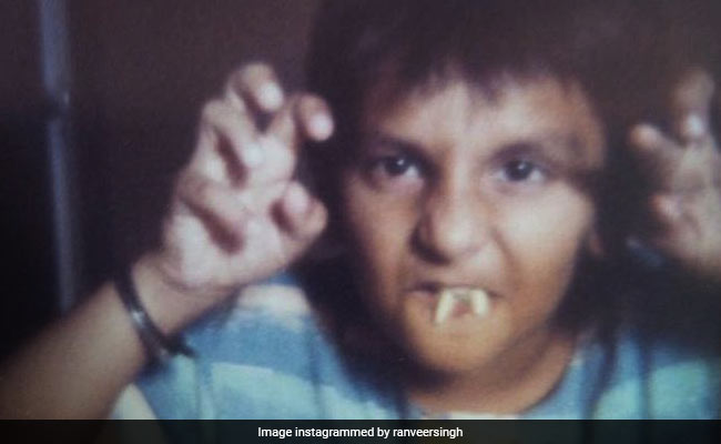 Ranveer Singh Sets Halloween Mood (A Month In Advance) With Super Cute Childhood Pic