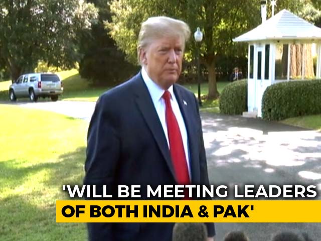 "Lot Of Progress Made": Donald Trump Says Will Meet PM Modi, Imran Khan "Lot Of Progress Made": Donald Trump Says Will Meet PM Modi, Imran Khan