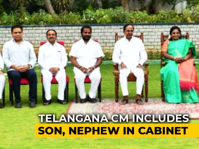 6 Ministers Inducted Into Telangana Cabinet, Including KCR's Son, Nephew