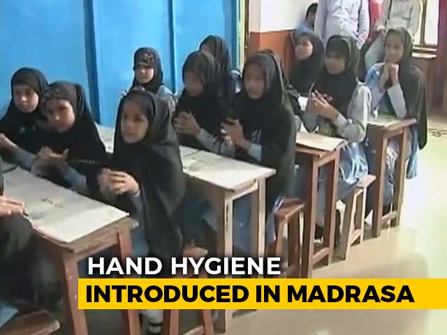A Madrasa In Lucknow Teaches Children About Handwashing Benefits