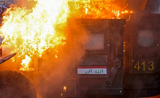 Iraq Forces Fire On Dozens Of Protesters In Baghdad