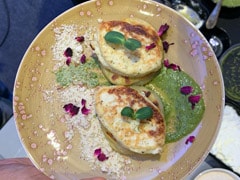 Cream Cheese Kebab With Warqi Paratha