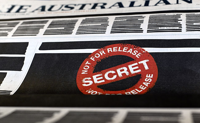 Australian Papers Black Out Front Pages In Protest Against Media Restrictions