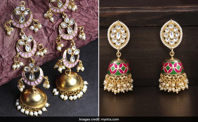 Make These 7 <i>Jhumka</i> Earrings From Myntra Your Own For The Wedding Season