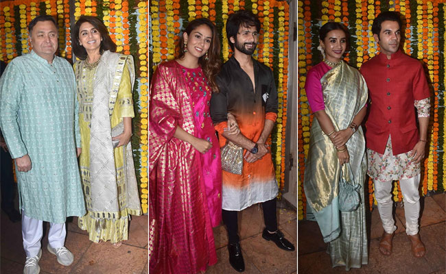 Diwali 2019: Inside Ekta Kapoor's Grand Party With Rishi, Neetu, Shahid, Mira, Rajkummar And Others. See Pics
