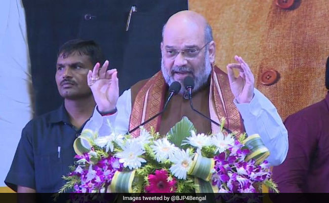 BJP Not An "Outsider": In Kolkata, Amit Shah Cites Syama Prasad Mookerjee