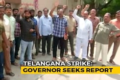 No End To Transport Strike, Telangana Governor Steps In After Meeting PM No End To Transport Strike, Telangana Governor Steps In After Meeting PM