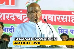 "Article 370 Is BJP's Answer To Everything": Sharad Pawar's Dig At PM "Article 370 Is BJP's Answer To Everything": Sharad Pawar's Dig At PM