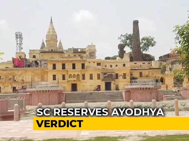 Ayodhya Case: Daily Hearings In Supreme Court End, Verdict Reserved