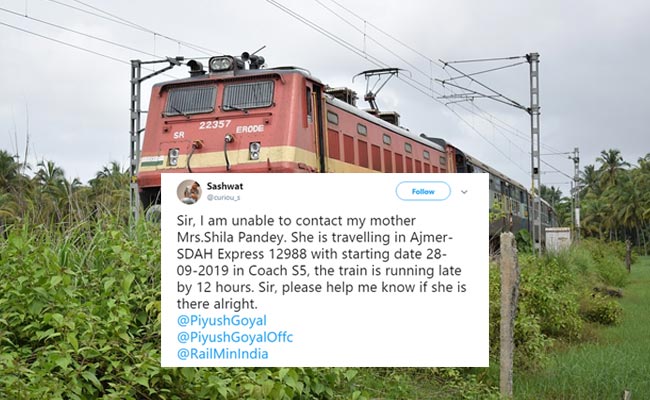 Man Couldn't Get In Touch With Mother On Train. Then Railways Did This