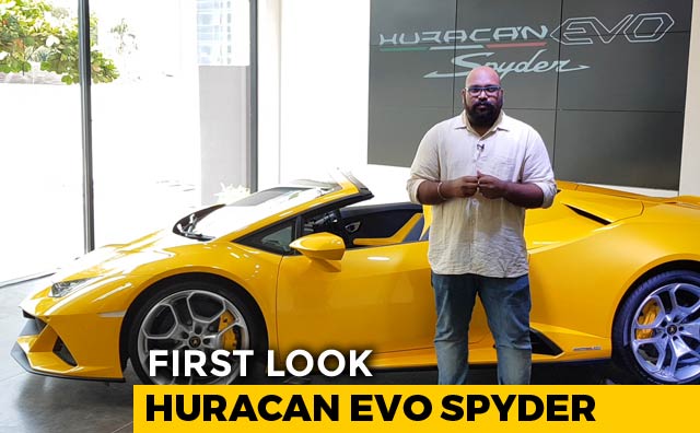 Lamborghini Huracan Evo Spyder First Look