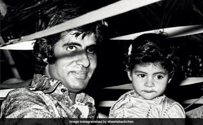 Shweta Bachchan's Caption Is Almost As Wonderful As Throwback Pic With Dad Amitabh Bachchan