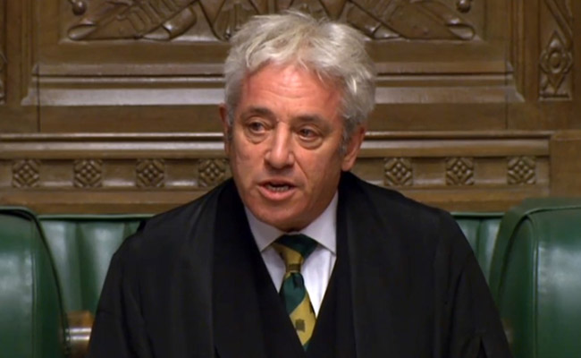 Former UK Speaker Defects To Labour With Attack On PM Boris Johnson