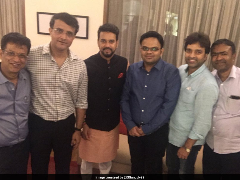 Sourav Ganguly Shares Photo With "New Team At BCCI", Thanks Anurag Thakur
