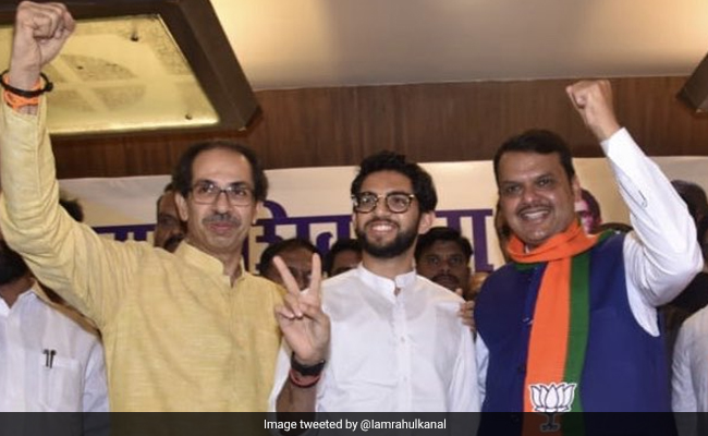 Maharashtra Elections: Shiv Sena To Contest 124 Of 288 Seats, 164 For BJP, Smaller Allies