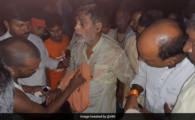 Bihar MP, On Flood Survey, Falls Into River As Makeshift Boat Overturns