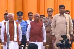 Manohar Lal Khattar Takes Oath As Haryana Chief Minister Manohar Lal Khattar Takes Oath As Haryana Chief Minister