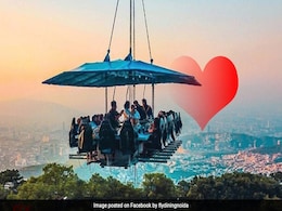 नोएडा में खुला ये अनोखा रेस्टोरेंट, अब हवा में 160 फीट ऊपर बैठकर खा सकेंगे खाना नोएडा में खुला ये अनोखा रेस्टोरेंट, अब हवा में 160 फीट ऊपर बैठकर खा सकेंगे खाना