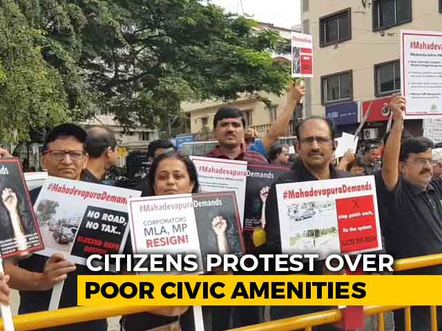 "Govern Or Resign": Angry Bengaluru Residents To Lawmakers Over Bad Roads