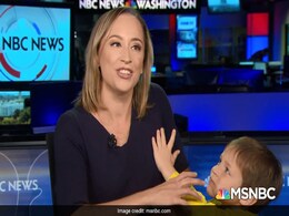 News Reporter's Son Interrupts Her Live Broadcast In Hilarious Video News Reporter's Son Interrupts Her Live Broadcast In Hilarious Video