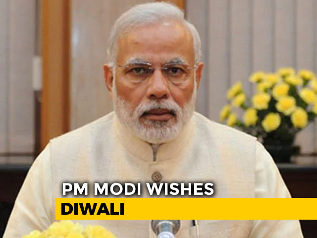 In Diwali Message, PM Wishes For Happiness, Prosperity And Good Luck