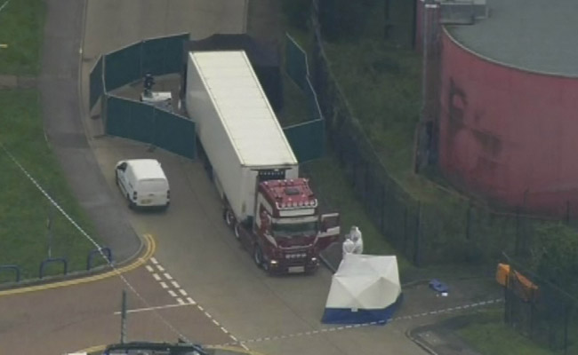 Driver Charged Over Deaths Of 39 People In UK Lorry: police